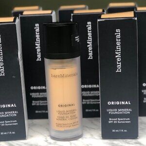NWT Tan Nude Bare Minerals Original Liquid Foundation SPF 20, 1 fl. ounce